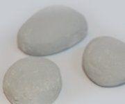 Living Flame Gas Fire Pebbles &#45; Solid Grey &#45; Small