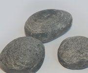 Living Flame Gas Fire Pebbles &#45; Grey Super Wash &#45; 60mm Length