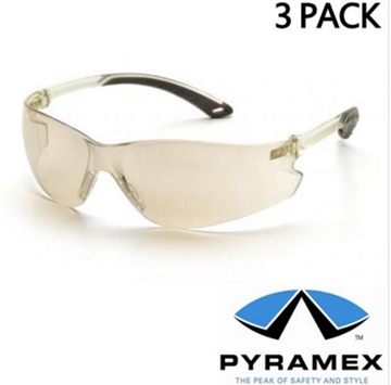 Itek Indoor/Outdoor Lightweight Safety Glasses, Pack Of 3