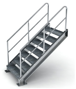 Commercial Steel Stairs 