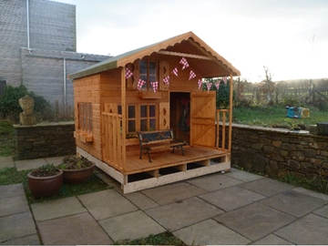 Alpine Wooden Playhouse North Wales