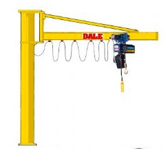 Donati GBA Overbraced H overbraced version Free Standing Jib Cranes up to 2,000 kg capacity