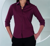 Russell Ladies 3/4 Sleeve Fitted Shirt