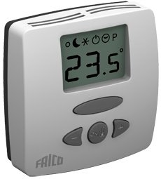 Fan heater controls, Thermostat, timer, PIR sensor, output selector, valves