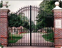 Wrought Iron Entrance Gates