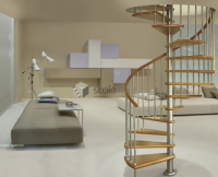 South West London Aladin Inox Spiral Stairs