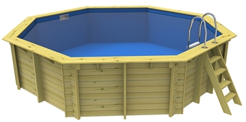 Large Eco Wooden Swimming Pool