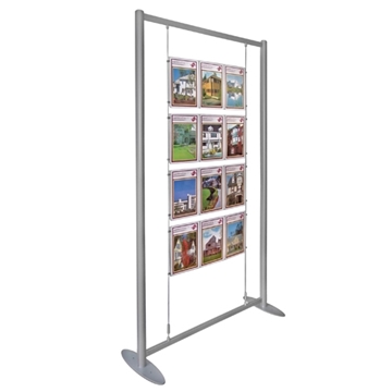 82 Aluminium display stands 