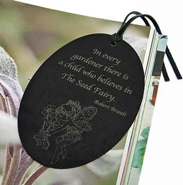 Quality Leather Fairy Bookmark - Seed Fairy 