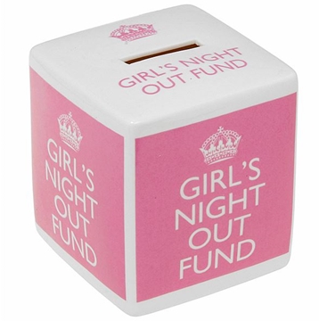 Keep Calm Girls Night Out Fund Money Box