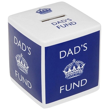 Keep Calm Dad's Fund Money Box 