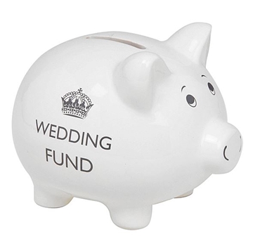 Keep Calm Wedding Fund Money Box / Piggy Bank 