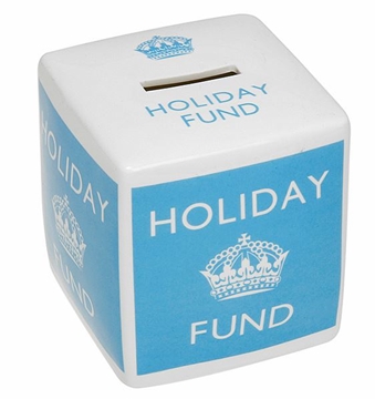 Keep Calm Holiday Fund Money Box 