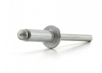 Aluminium Pop Rivets - Standard Open Type: Domed Head