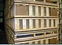 Hardboard lined crate 