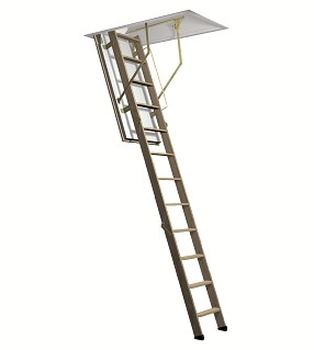 Wooden Loft Ladders- CADET 3 (3 Part Folding)