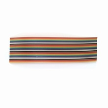 Flat Ribbon Cable, Rainbow, 1.27mm Pitch