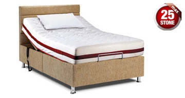 4' Hampton Head-and-Foot Adjustable Bed with Hampton Lyon Headboard