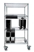 Electro-Static Discharge Chrome Wire Shelving