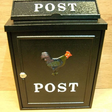 Metal Letter Post Box Hand Painted