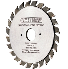 CMT Adjustable scoring sawblades