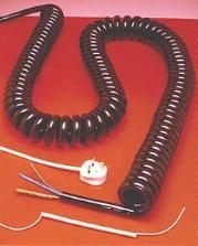 Mains Voltage Heavy Duty Coiled Leads