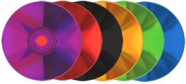 Coloured Underside CD Replications