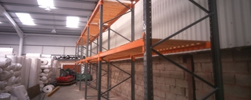 Instalation of new and used pallet racking