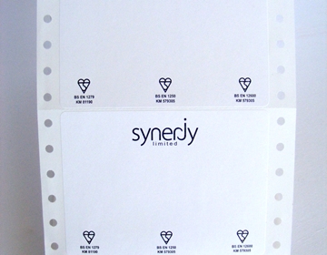 Fan-Folded Labels