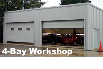 Steel Framed Multi Bay Workshops