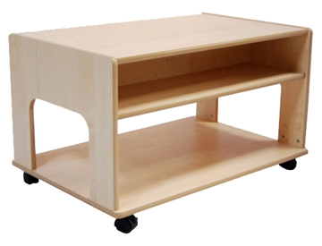 Mobile Play Table with Storage Area