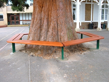Hexagonal Tree Benches