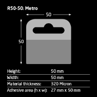 Metro Rigid Heavy Duty Hangtabs