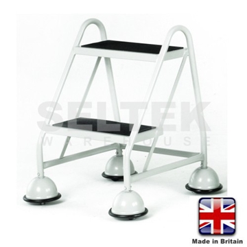 Mobile Safety Steps- Classic 2 step, No handrail