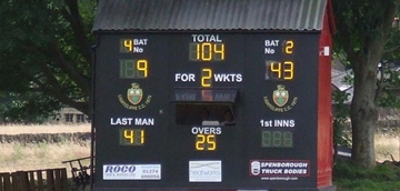 Bespoke Digital Cricket Scoreboards