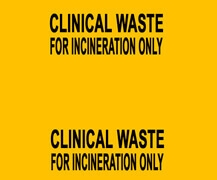  Clinical Waste Printed Bags