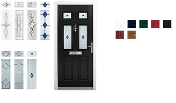 Composite Security Doors For The Home (uPVC or Woodgrain Look)