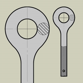 Lift Suspension Eyebolts - Round