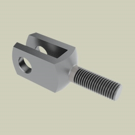 Clevis End with External Thread - Basic