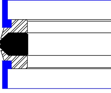 Claron Double Acting Piston Seal