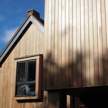 Western Red Cedar Clear Tongue & Groove Cladding 