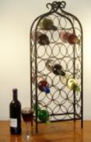 20 Bottle wrought iron style wine rack