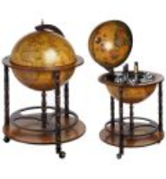 Ancient World Globe Drinks Cabinet