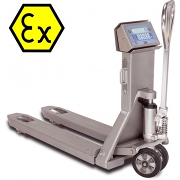 TPWX2GDI Series ATEX Hazardous Area Stainless Steel Pallet Truck Scale