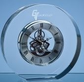 Unique Dartington Crystal Clock