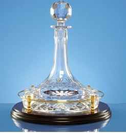 Unique Ships Decanter Wood Base North Wales