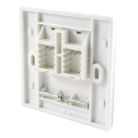 Twin Keystone Faceplate White