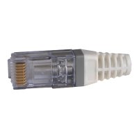 EZ-RJ45 CAT6 Strain Relief Grey x 10