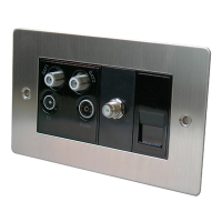 TV Lounge Outlet Plate BSS