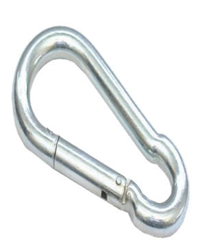 8mm x 80mm Stainless Steel Carbine Hook